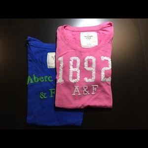 Set of 2 Abercrombie & Fitch women’s T-shirt S